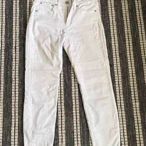 Classic White Denim Jeans